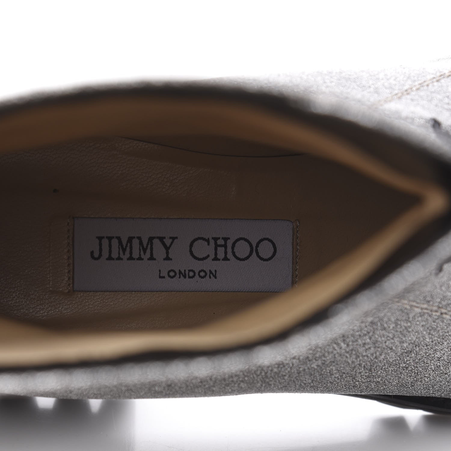 Jimmy Choo Glitter Haze Combat Boots 40 Silver 8 of 9