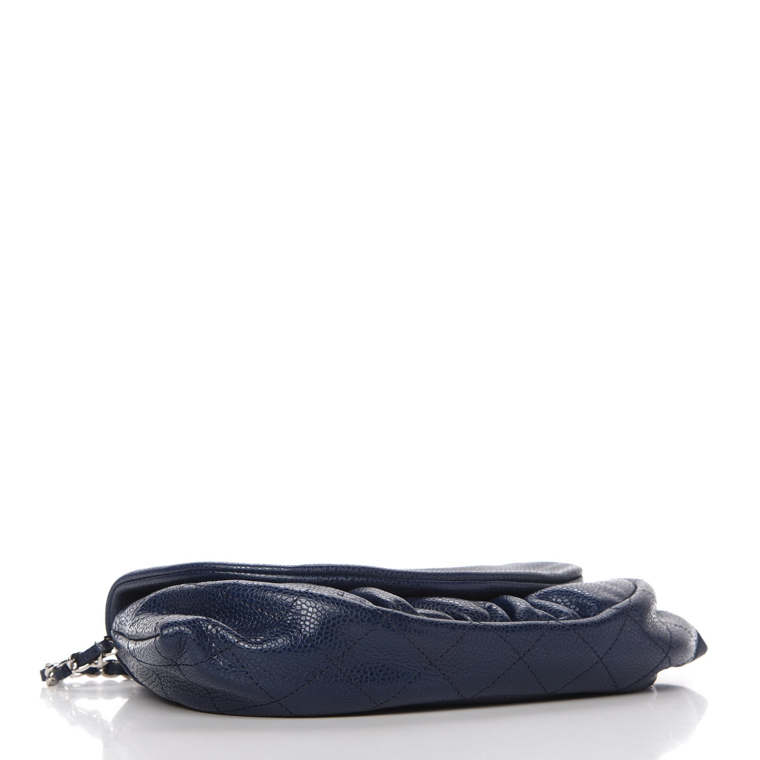Chanel Caviar Half Moon Wallet On Chain WOC Navy 4 of 11