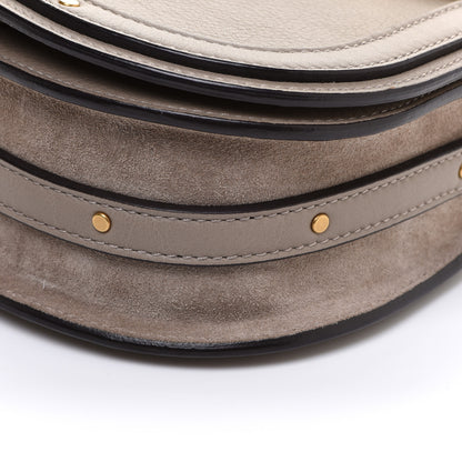 Chloe Calfskin Suede Small Nile Bracelet Bag Motty Grey 10 of 10