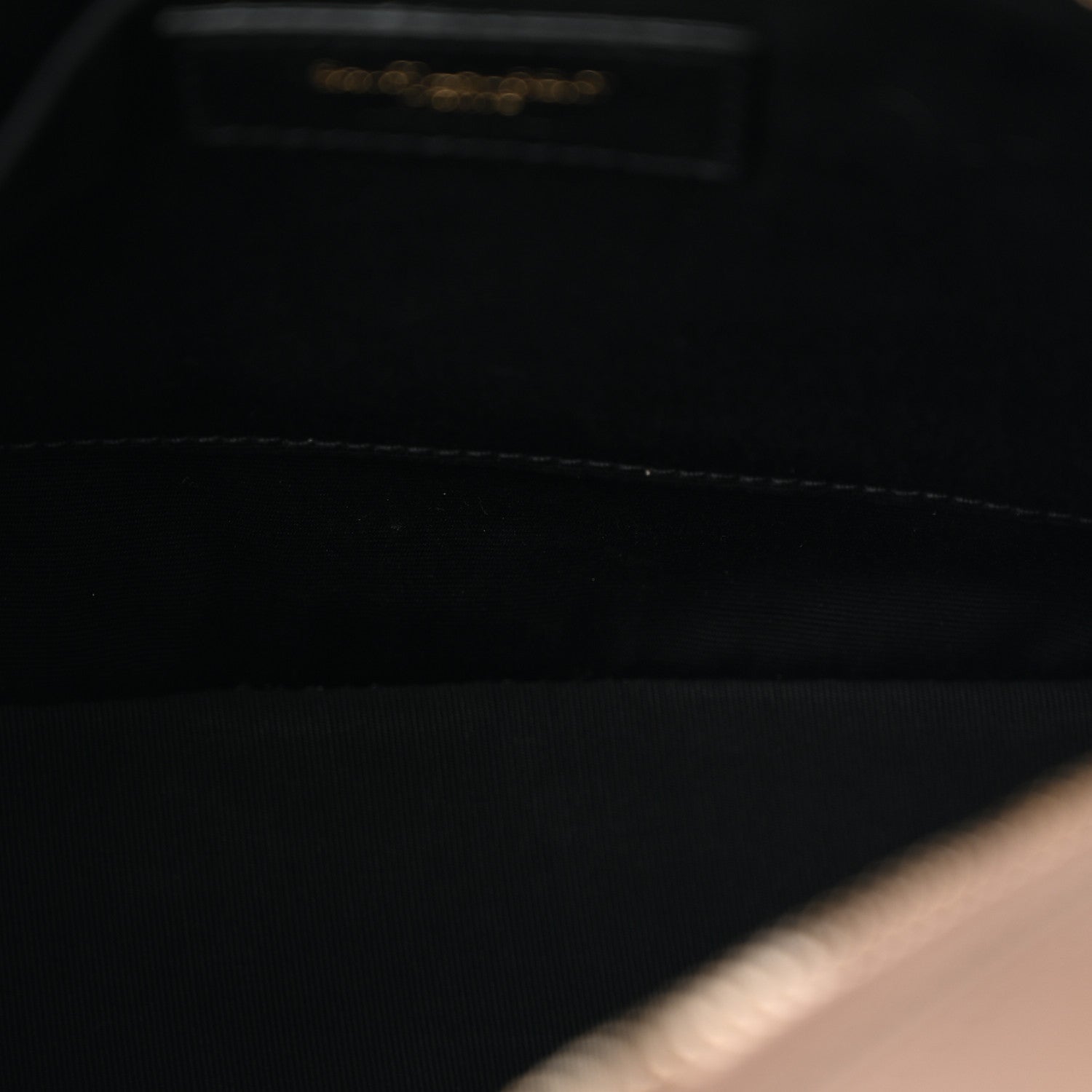 Saint Laurent Calfskin Matelasse Monogram Lou Camera Bag Taupe 11 of 12