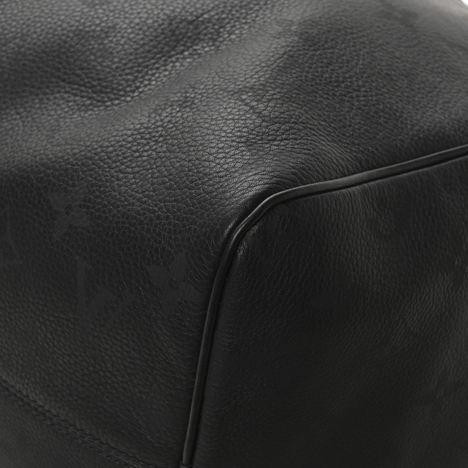 Louis Vuitton Calfskin Monogram Speedy P9 Bandouliere 40 Ultra Black 11 of 13