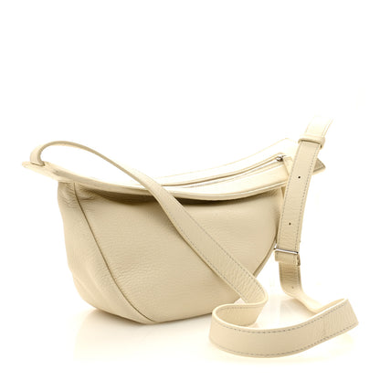 The Row Grained Calfskin Small Slouchy Banana Bag Ivory 3 of 14