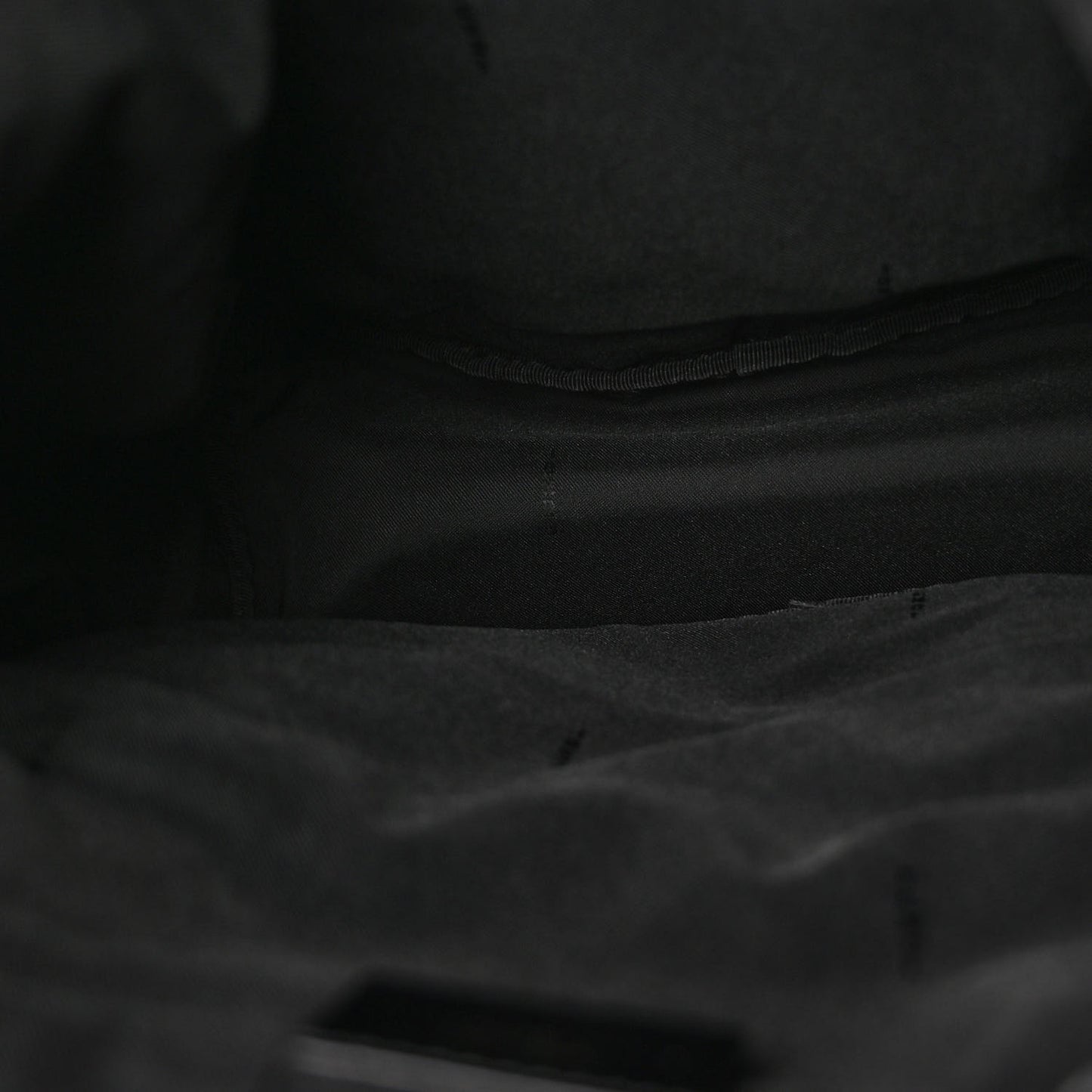 Nylon FF Embossed Backpack Black