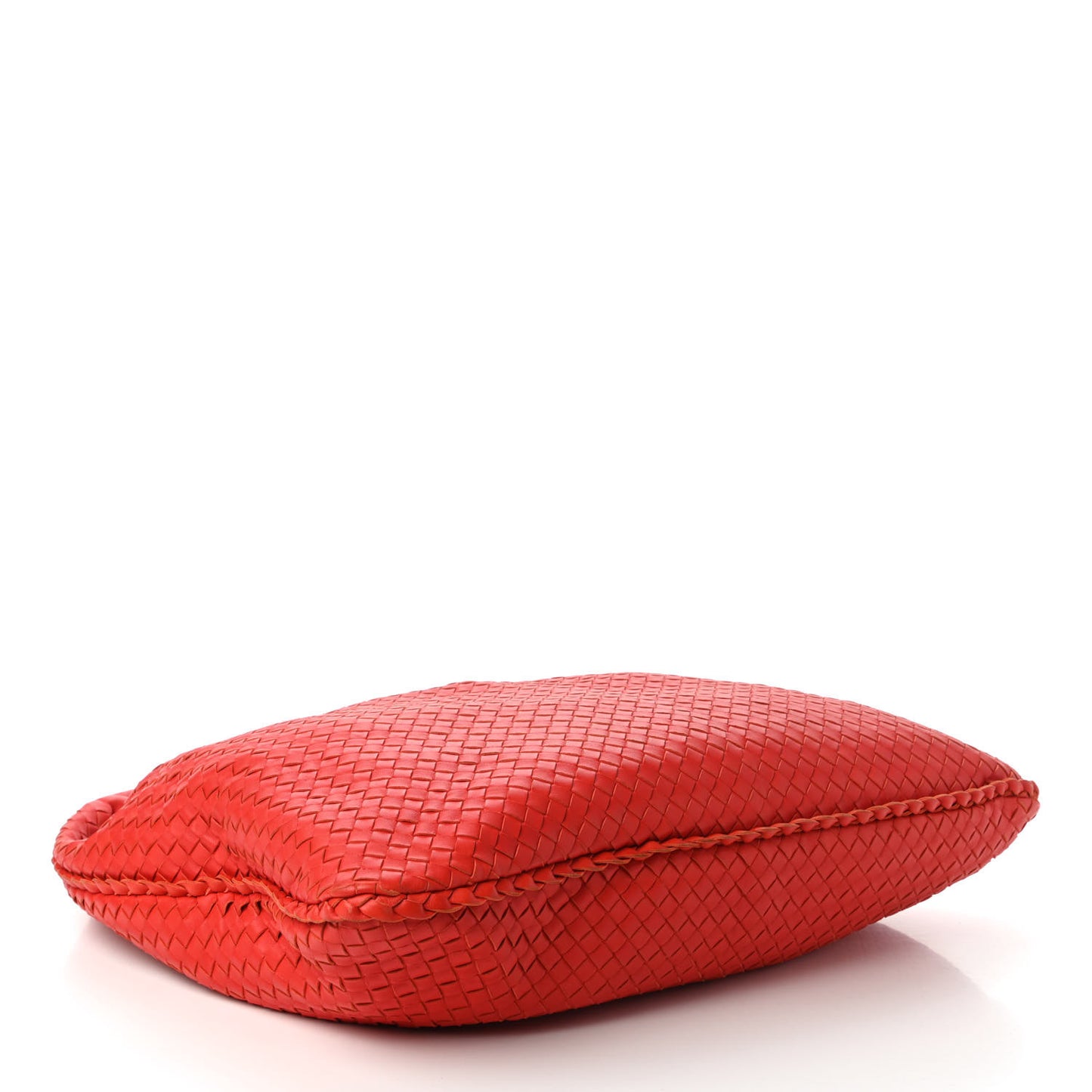 Nappa Intrecciato Large Veneta Hobo Cardinal