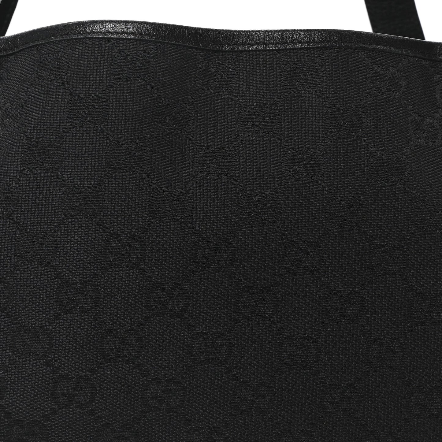 Monogram Medium Abbey Shoulder Bag Black