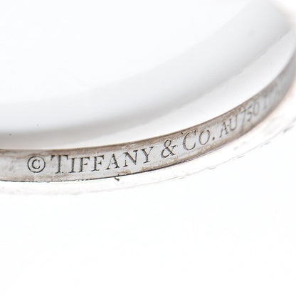 Tiffany 18K White Gold Diamond T Wire Pave Ring 52 6 4 of 6