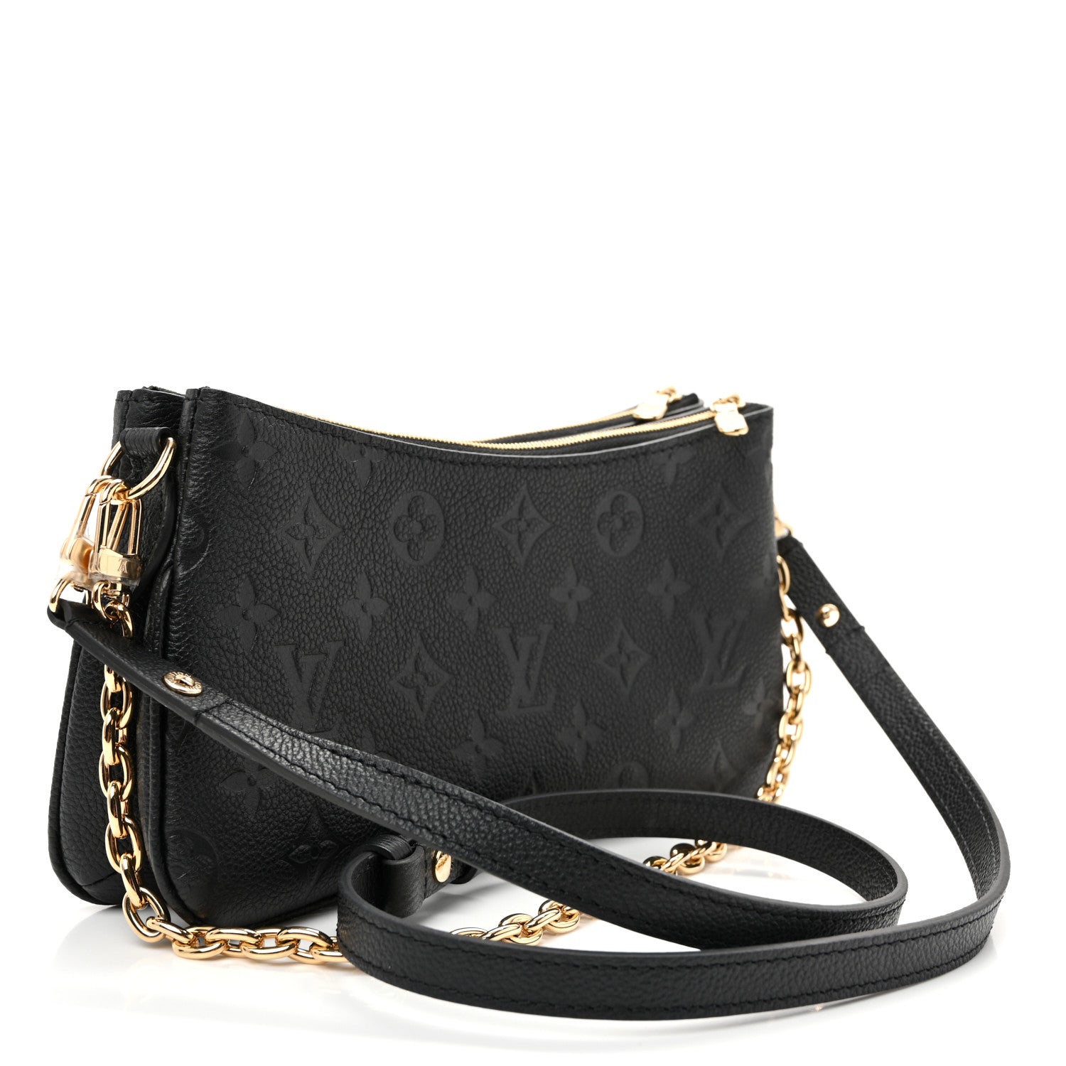 Louis Vuitton Empreinte Monogram Liv Pochette Black 3 of 9