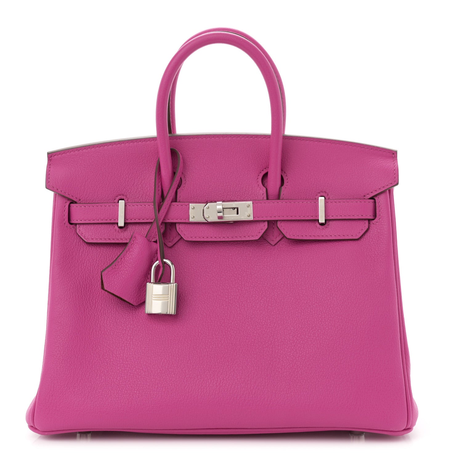 Hermes Taurillon Novillo Verso Birkin 25 Magnolia Sienne 1 of 12