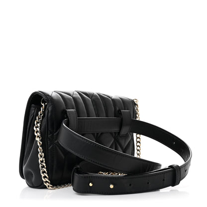 Jimmy Choo Calfskin Diondra Belt Bag Black 2 of 10