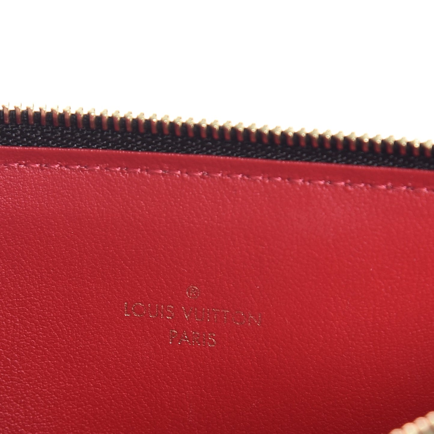 Damier Ebene Felicie Chain Wallet Zippered Insert