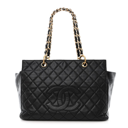 Chanel Caviar Quilted Grand Timeless Tote GTT Black 1 of 13