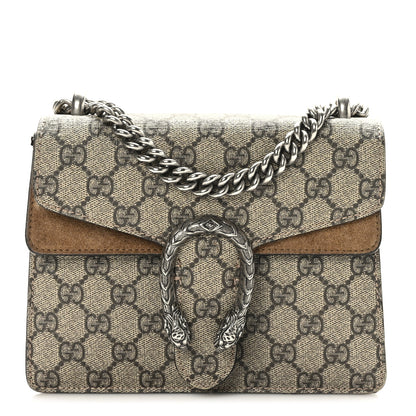 Gucci GG Supreme Monogram Mini Dionysus Shoulder Bag Taupe 1 of 9