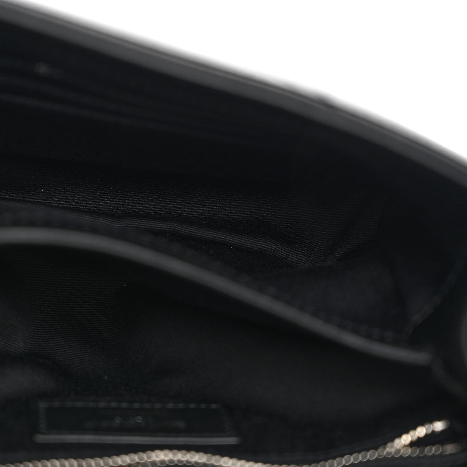 Saint Laurent Calfskin Y Quilted Monogram Toy Loulou Crossbody Bag Black 5 of 11