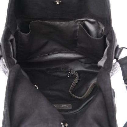 Chanel Microsuede Quilted Rodeo Drive Hobo Black 4 of 4