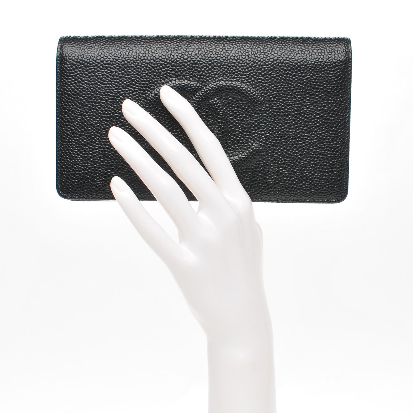 Caviar Timeless CC Yen Wallet Black