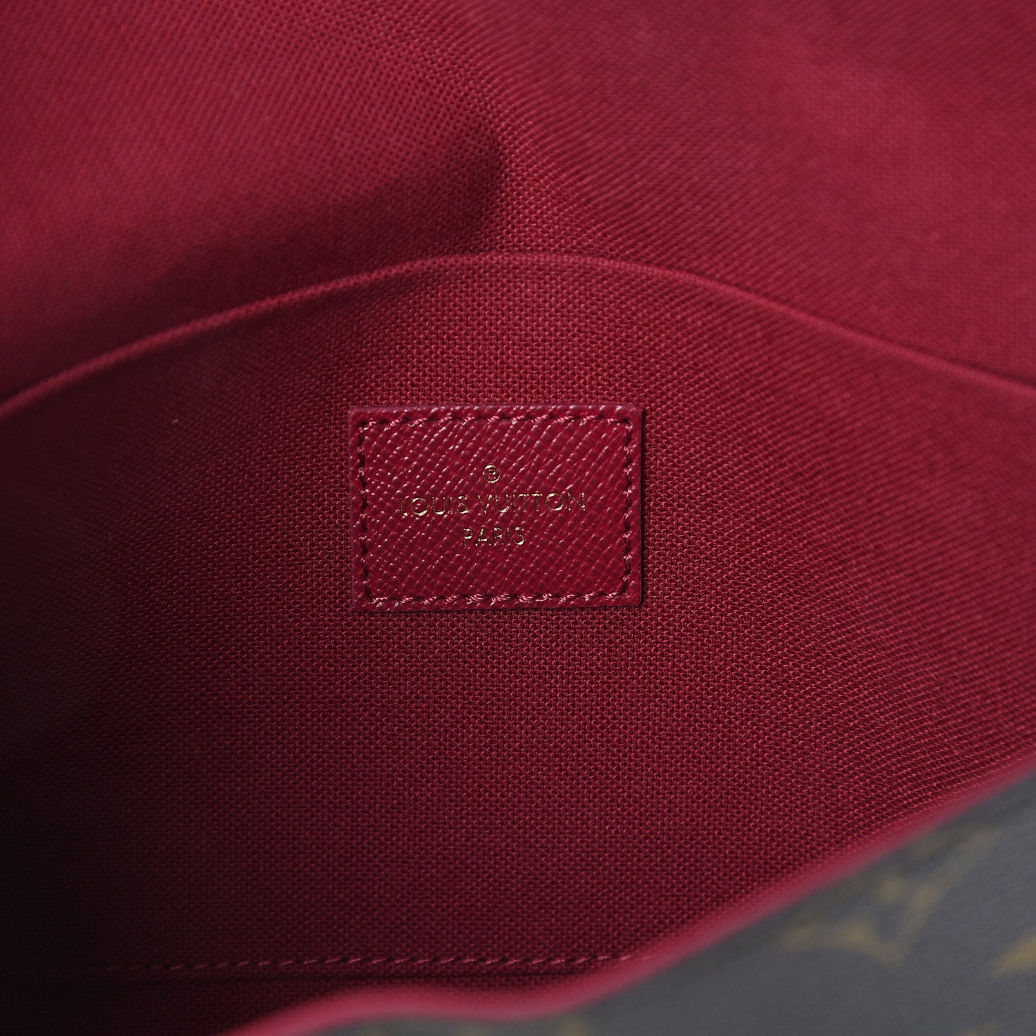 Louis Vuitton Monogram Pochette Felicie Chain Wallet Fuchsia 5 of 7