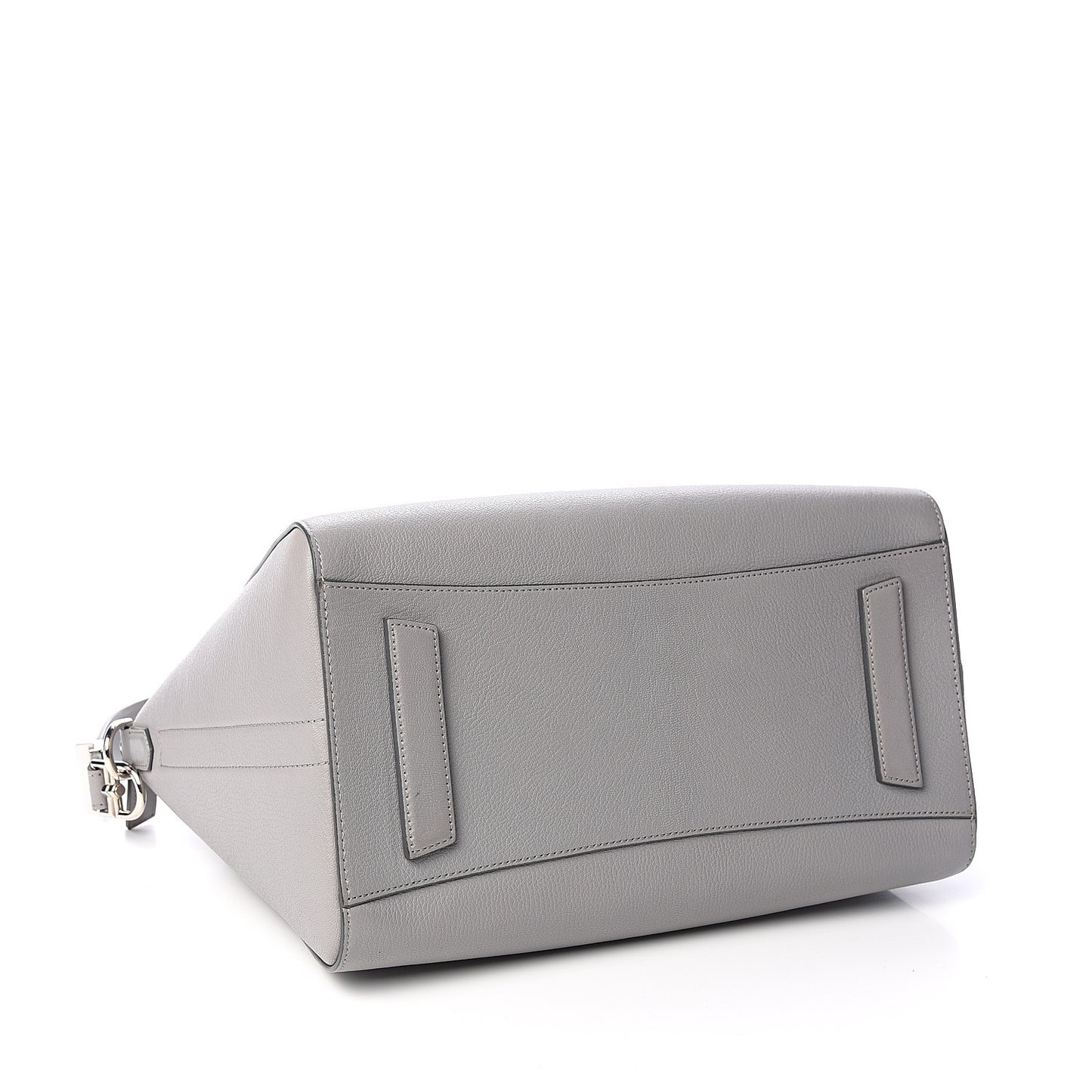 Sugar Goatskin Medium Antigona Pearl Grey