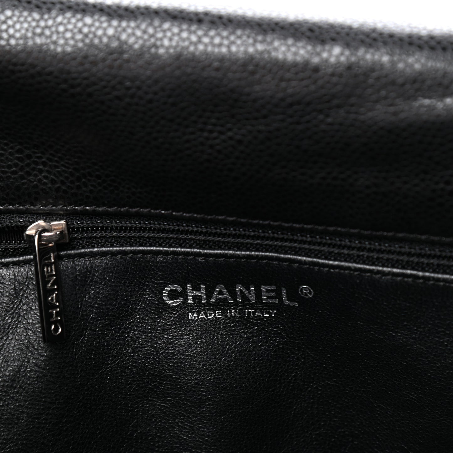 Caviar Timeless CC Accordion Flap Black
