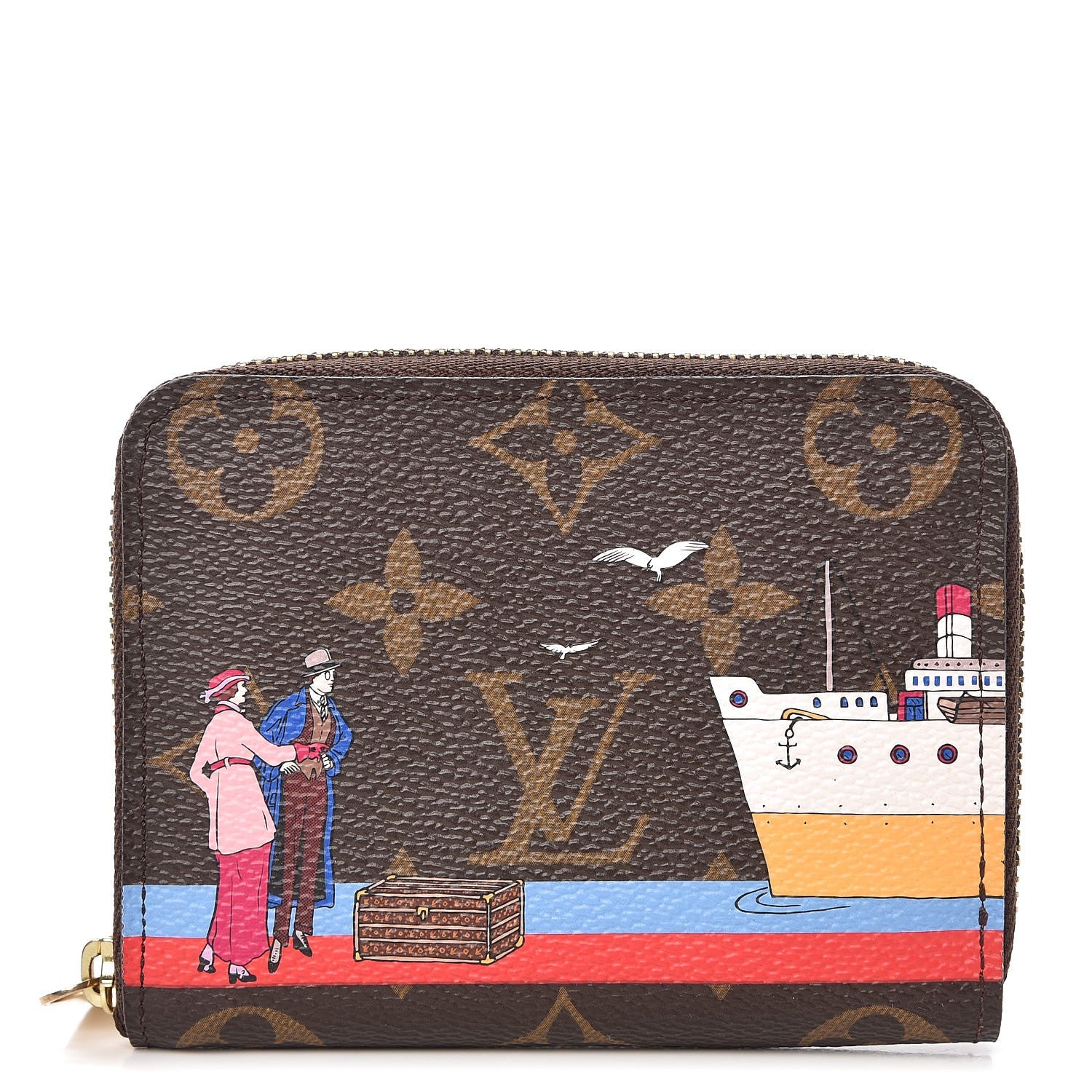 Louis Vuitton Monogram 2016 Christmas Animation Zippy Coin Purse 1 of 8