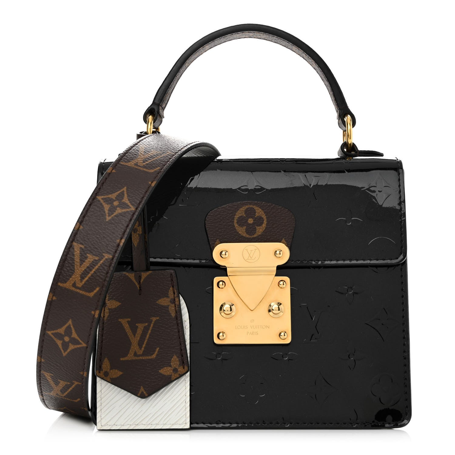 Louis Vuitton Vernis Epi Monogram Spring Street Black 1 of 10