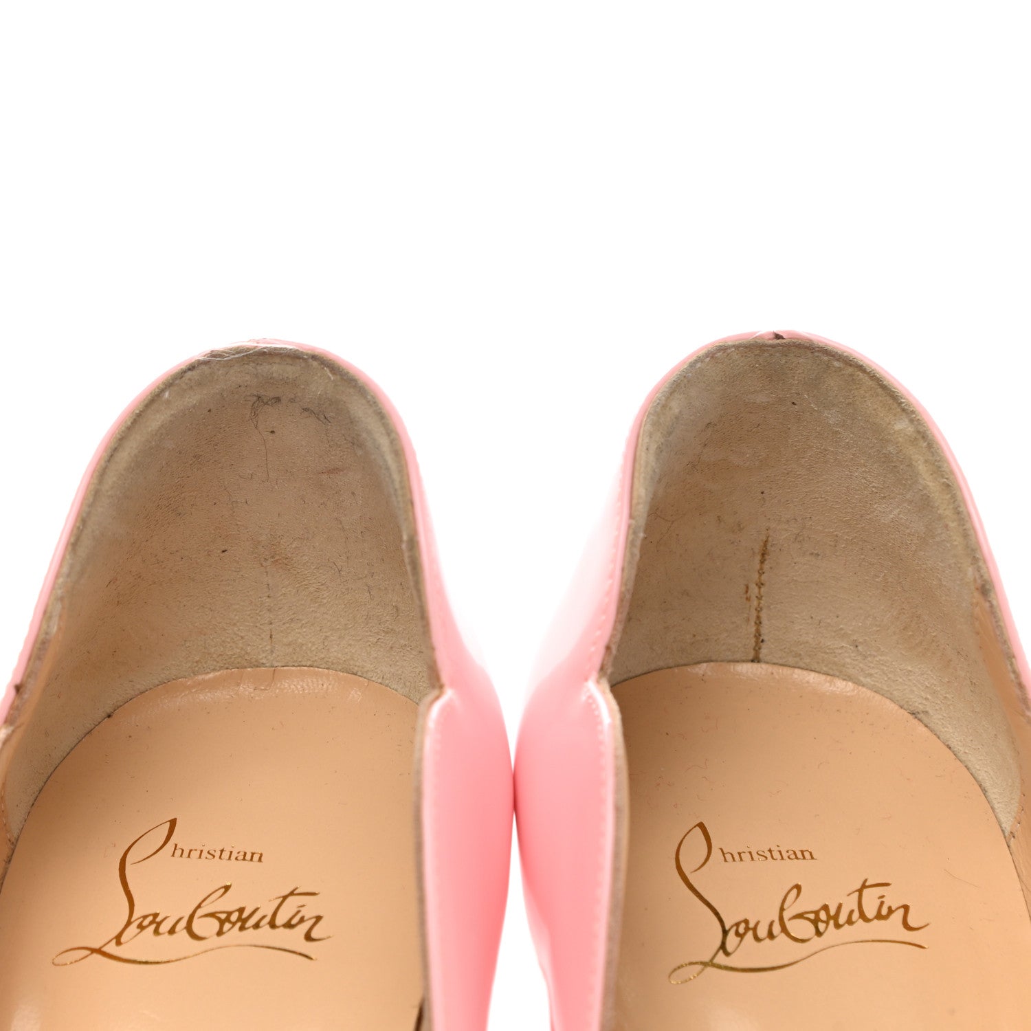 Christian Louboutin Patent Hot Chick 100 Pumps 37 Eglantine 8 of 12