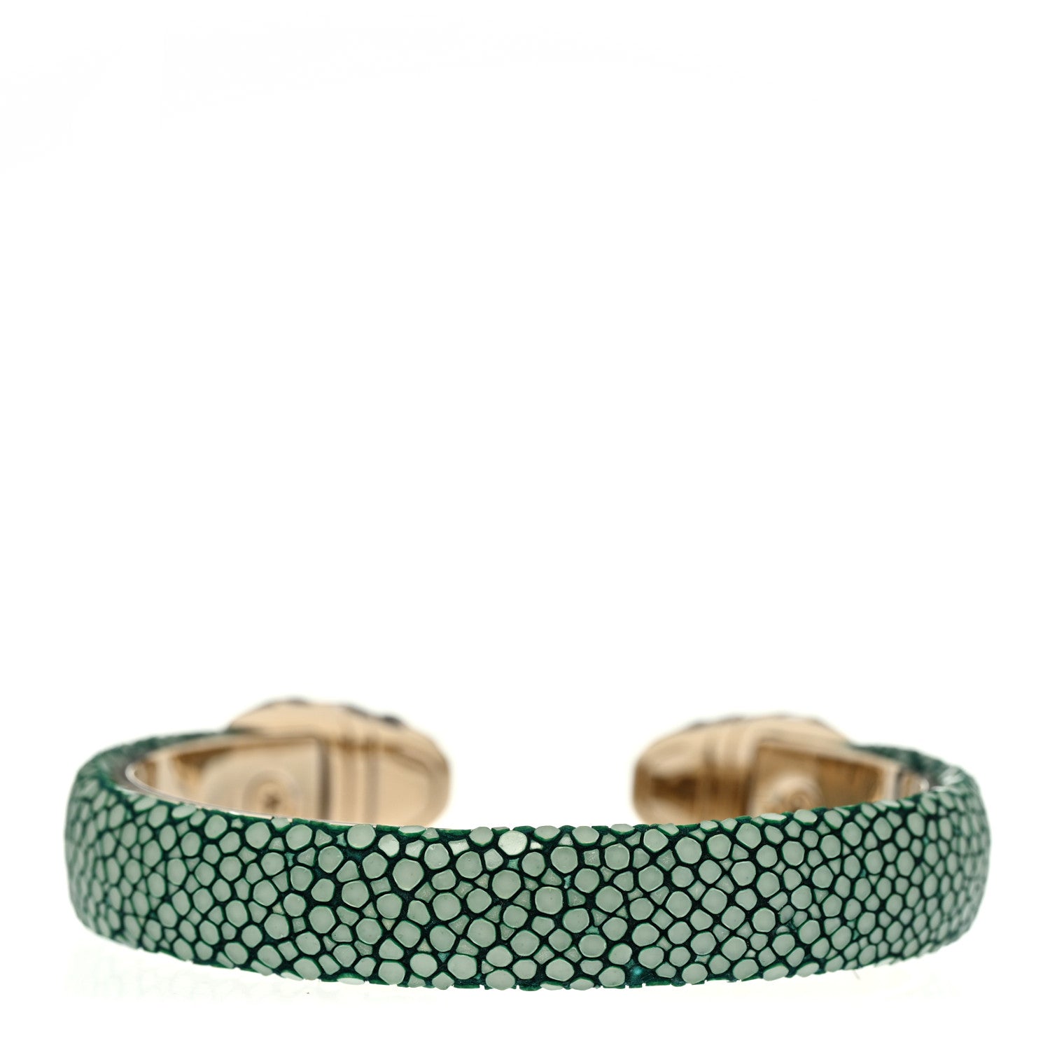 Bulgari Galuchat Serpenti Forever Bracelet Green 3 of 5
