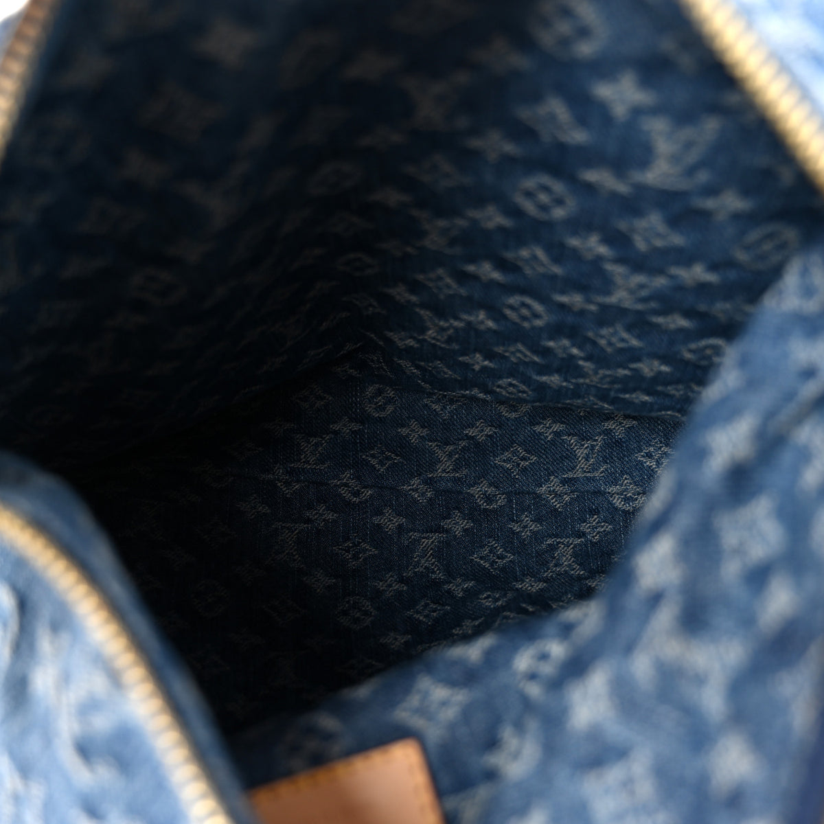 Monogram Denim Baggy NM Blue