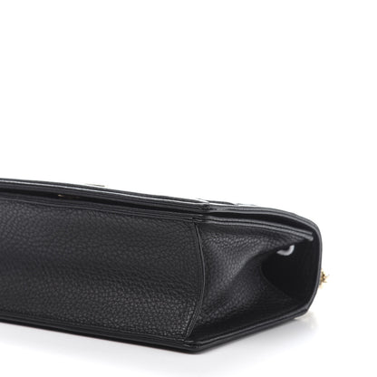 Christian Dior Grained Calfskin Medium Diorama Flap Bag Black 10 of 10