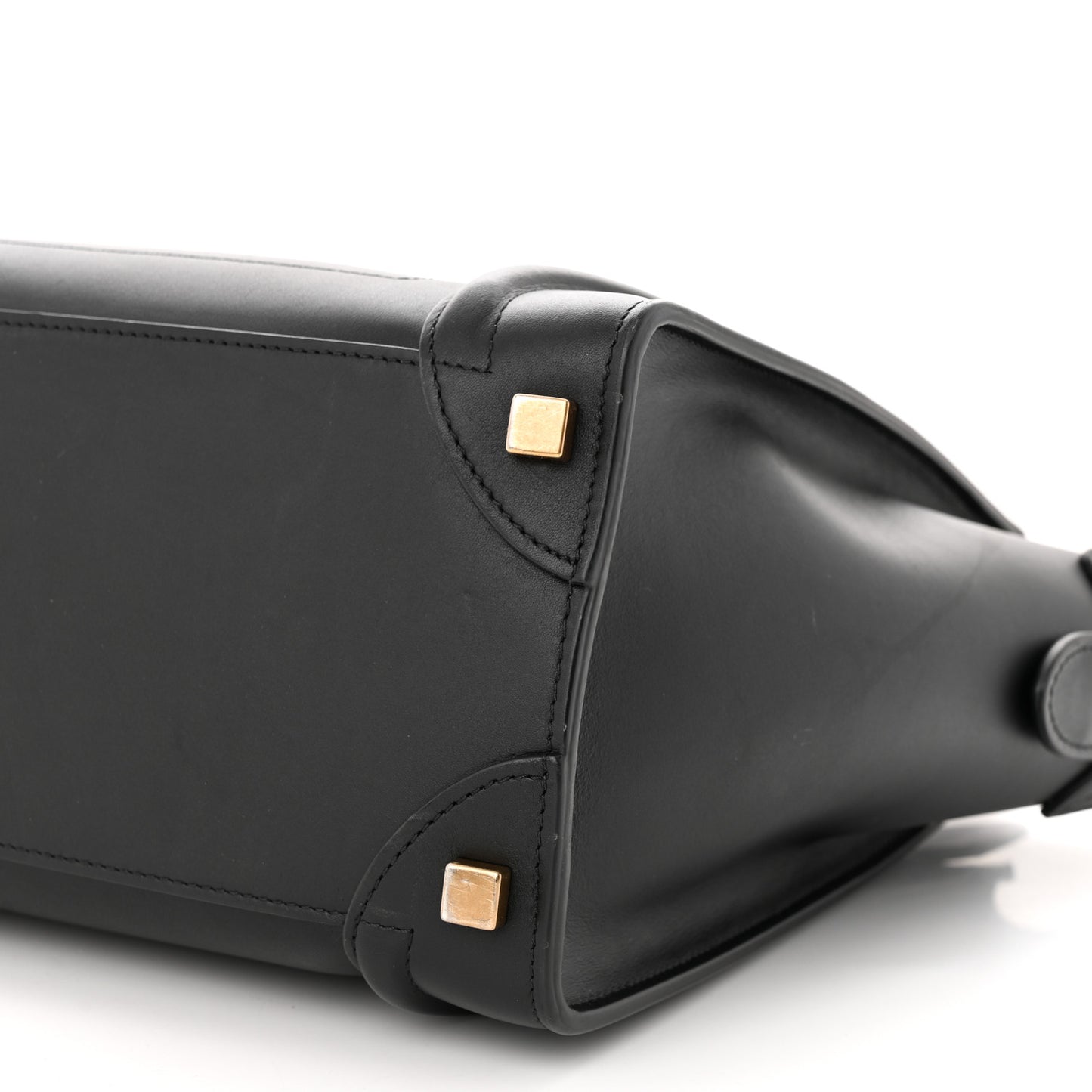 Smooth Calfskin Micro Luggage Black