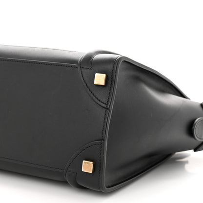 Celine Smooth Calfskin Micro Luggage Black 11 of 12