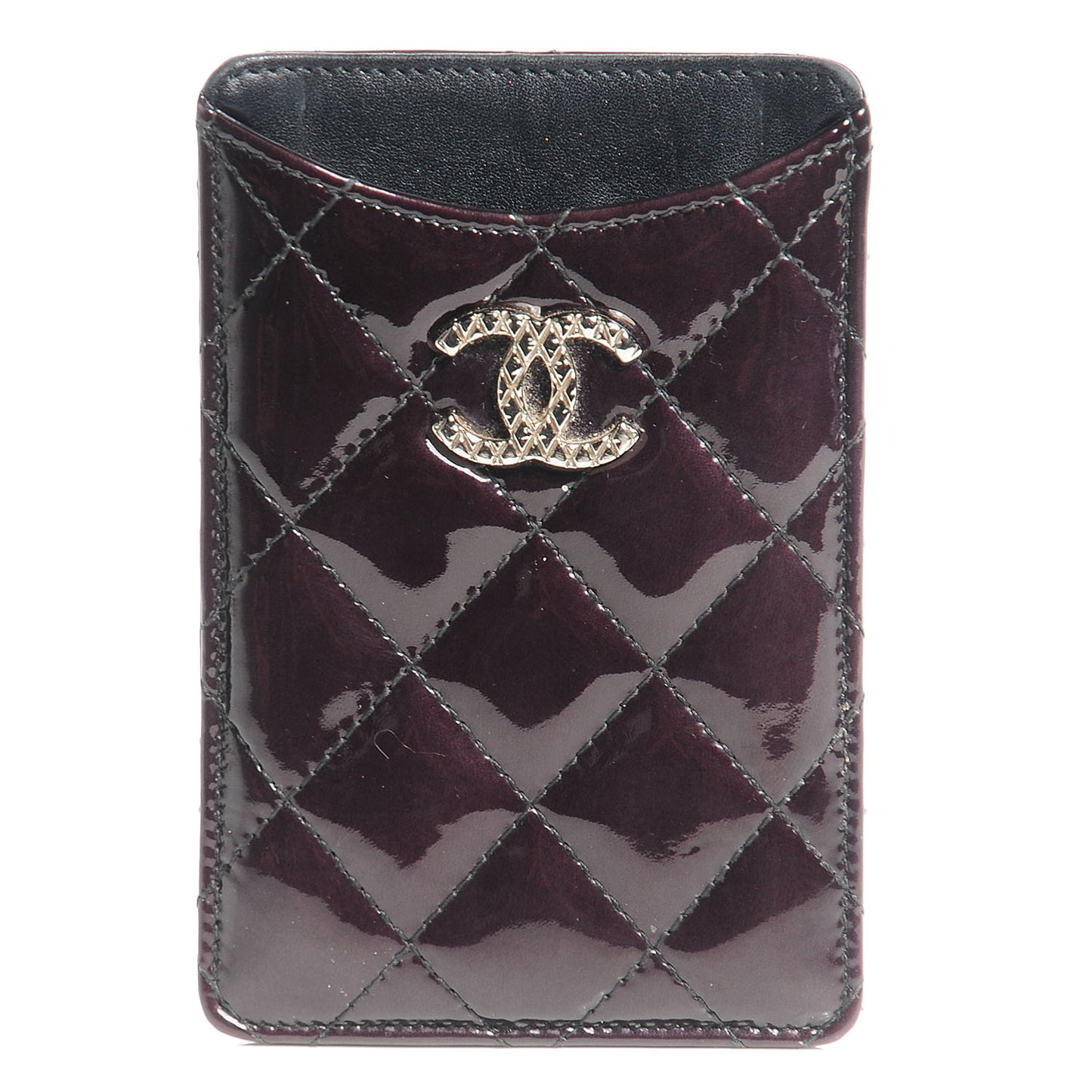Patent Quilted Brilliant iPhone 4 Case Black