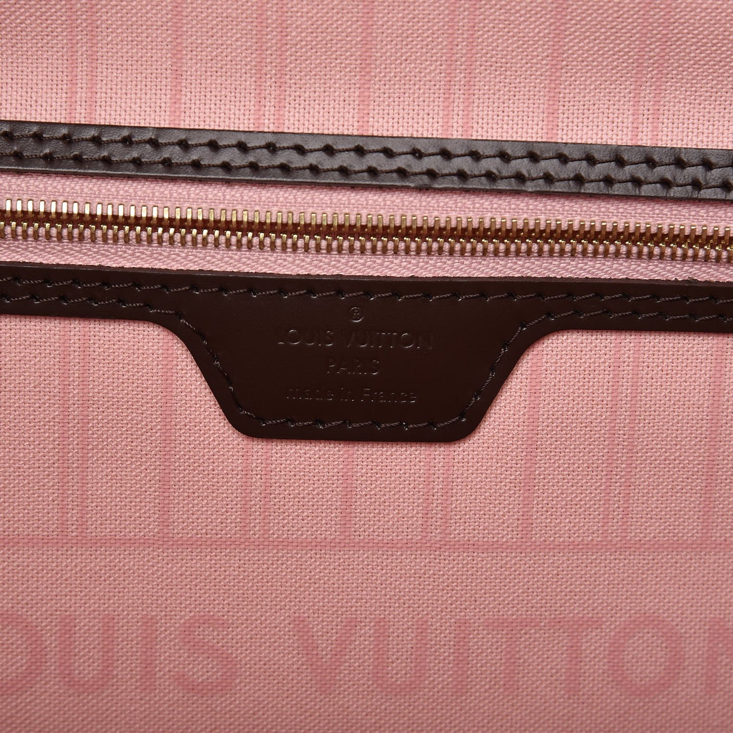 Damier Ebene Neo Neverfull MM Rose Ballerine