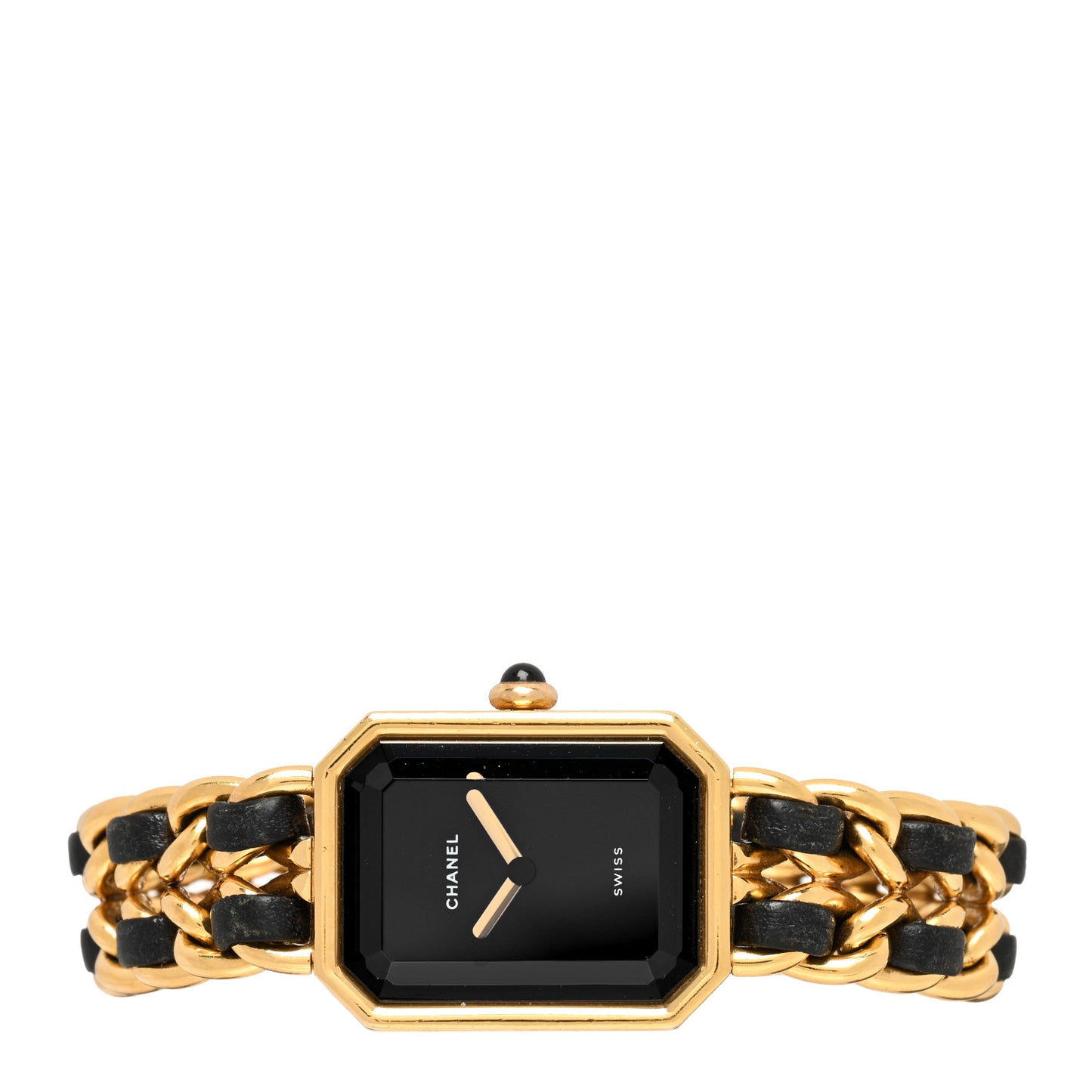 Stainless Steel Lambskin 20mm Chain Premiere Quartz Watch Gold L