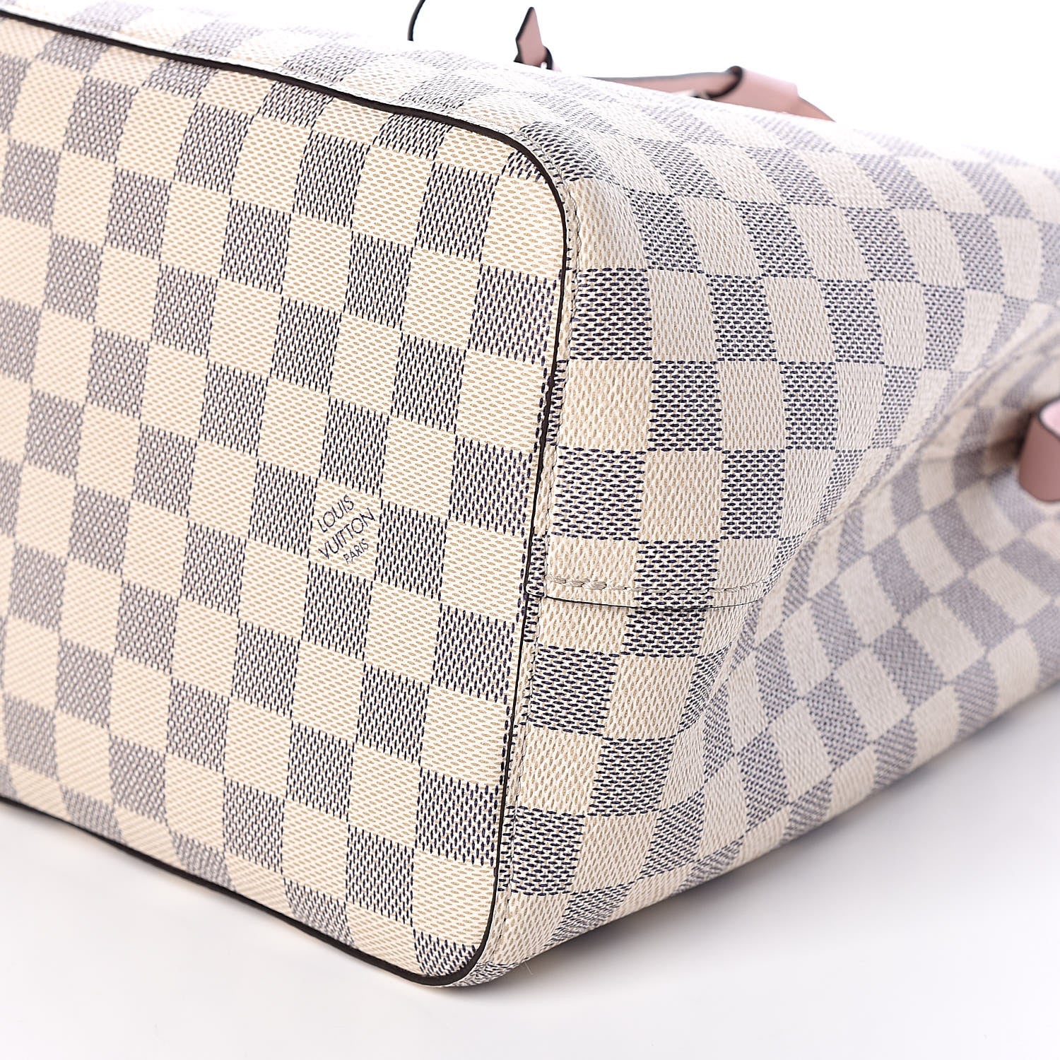 Louis Vuitton Damier Azur Neonoe MM Eau De Rose 6 of 9