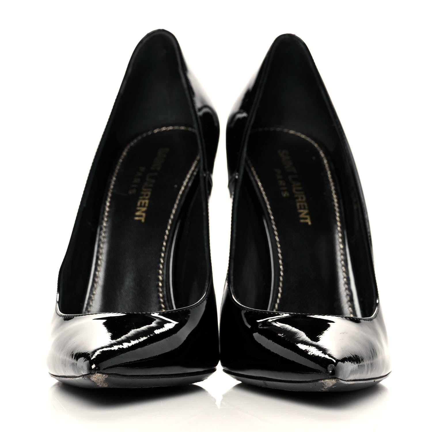 Saint Laurent Patent Opyum 110 Pumps 38 Black 2 of 10