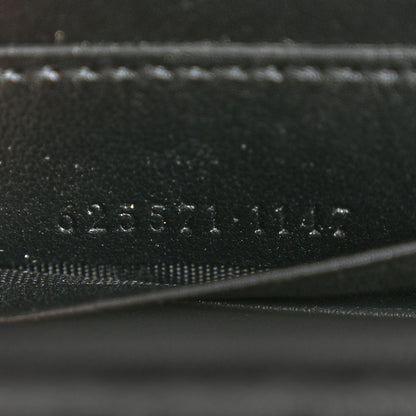 Gucci Calfskin GG Tennis Embossed Mini Crossbody Bag Black 7 of 11