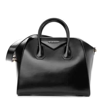 Givenchy Shiny Lord Calfskin Medium Antigona Black 1 of 12