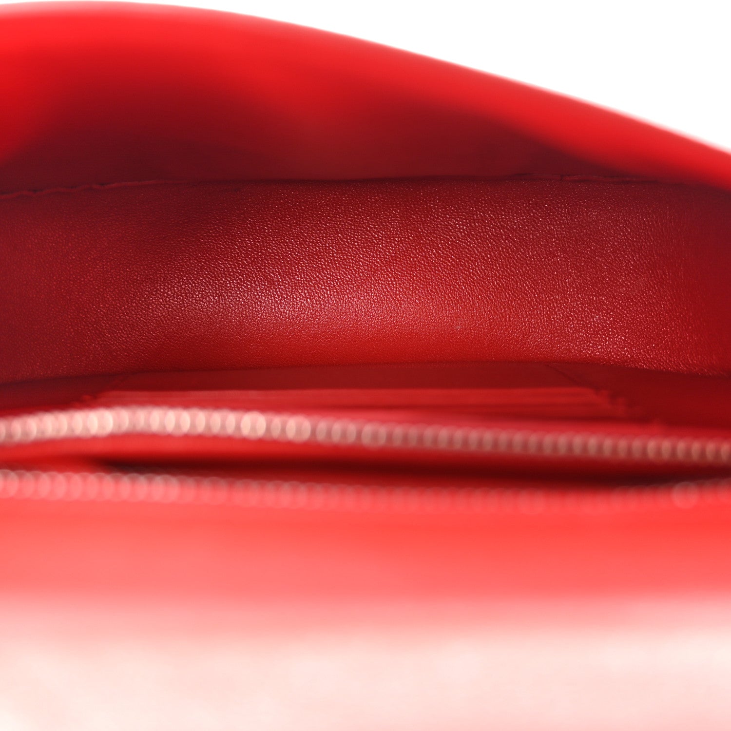 Celine Grained Calfskin Small Trotteur Coquelicot 5 of 16