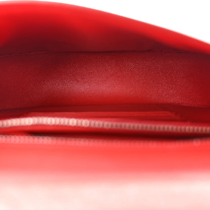 Celine Grained Calfskin Small Trotteur Coquelicot 5 of 16