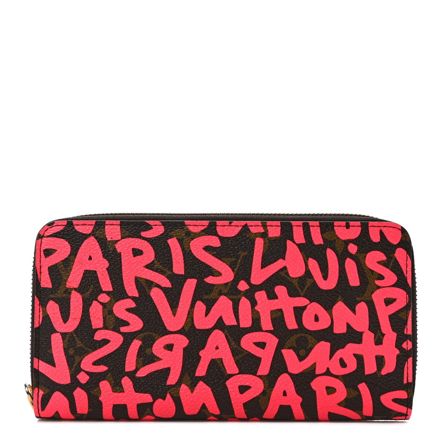 Monogram Graffiti Zippy Wallet Fuchsia