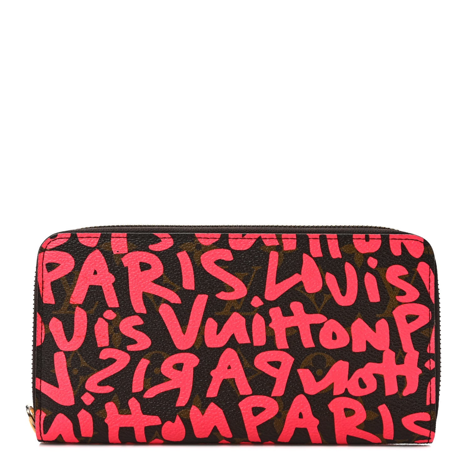 Louis Vuitton Monogram Graffiti Zippy Wallet Fuchsia 1 of 7