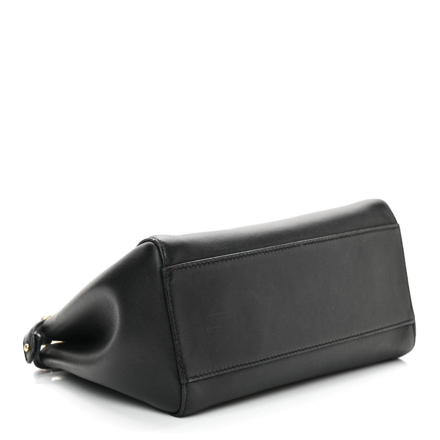 Fendi Nappa Mini Peekaboo Iconic Satchel Black 4 of 9