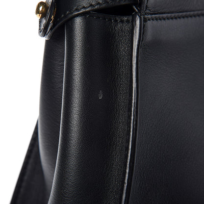 Fendi Vitello Seta Shiny Nappa Medium Peekaboo Iconic Satchel Black 8 of 9