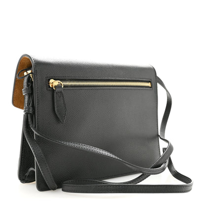 Burberry Derby Calfskin House Check Small Macken Crossbody Bag Black 3 of 13