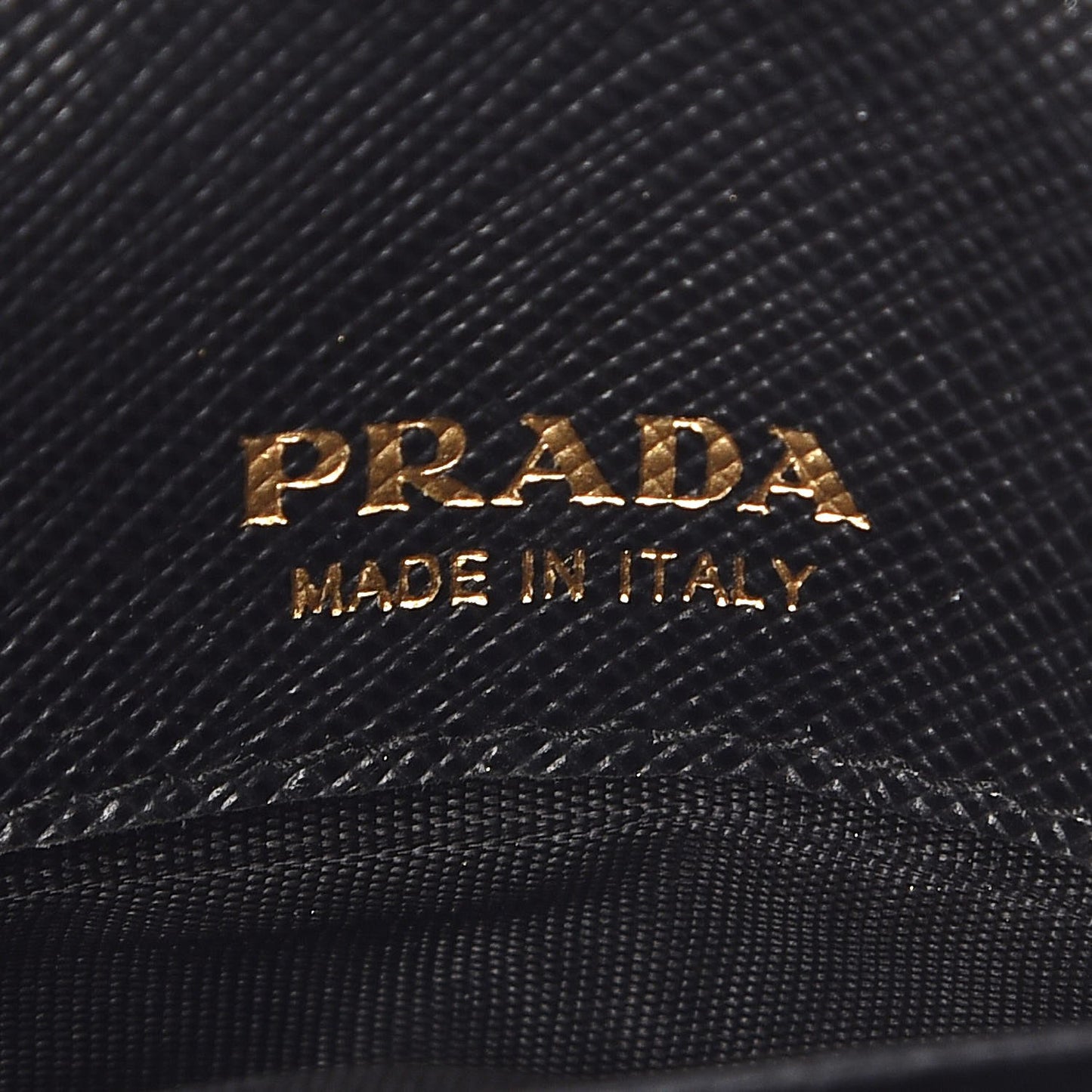 Saffiano Metal Large Chain Wallet Black