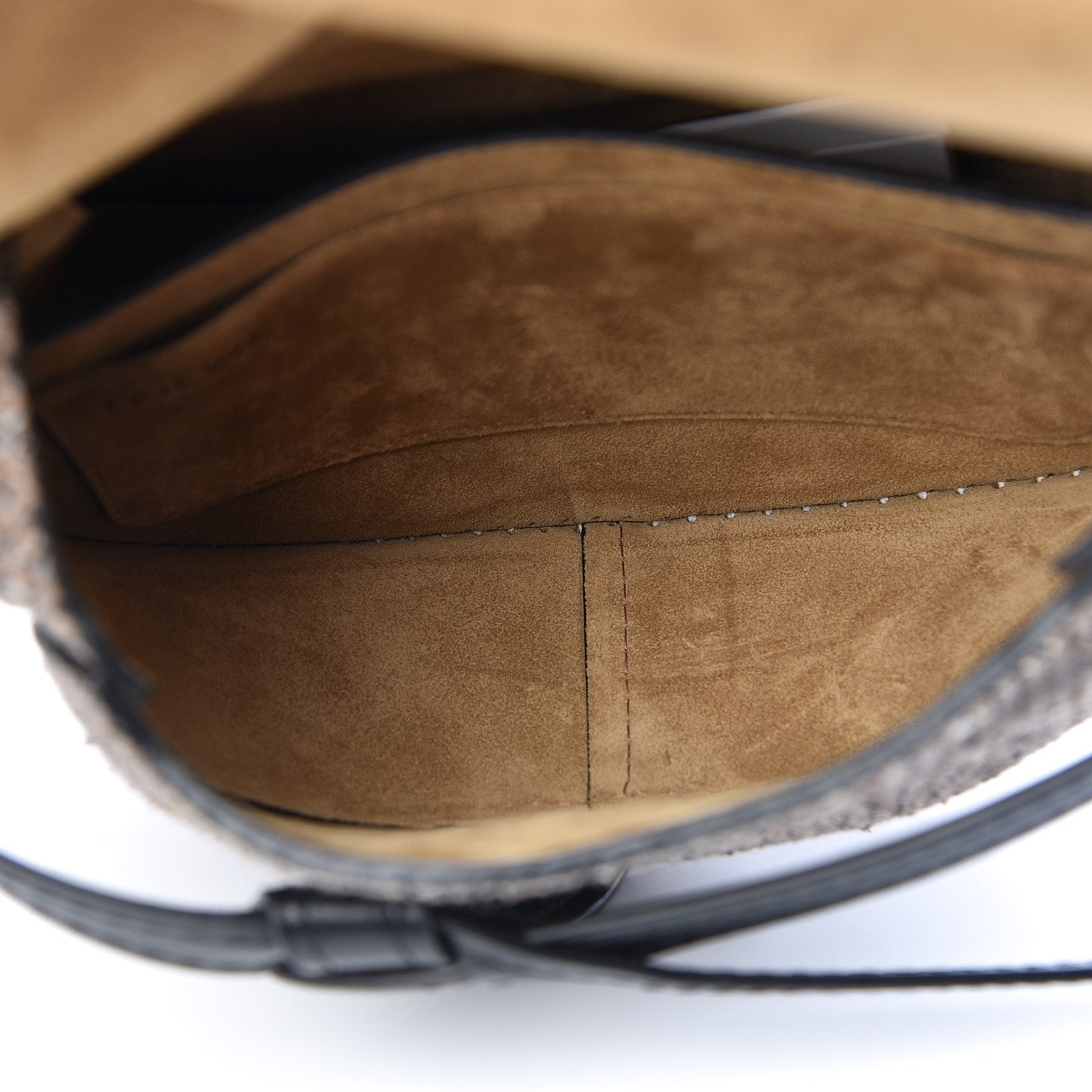 Loewe Calfskin Tweed Small Gate Crossbody Bag Tan 5 of 9
