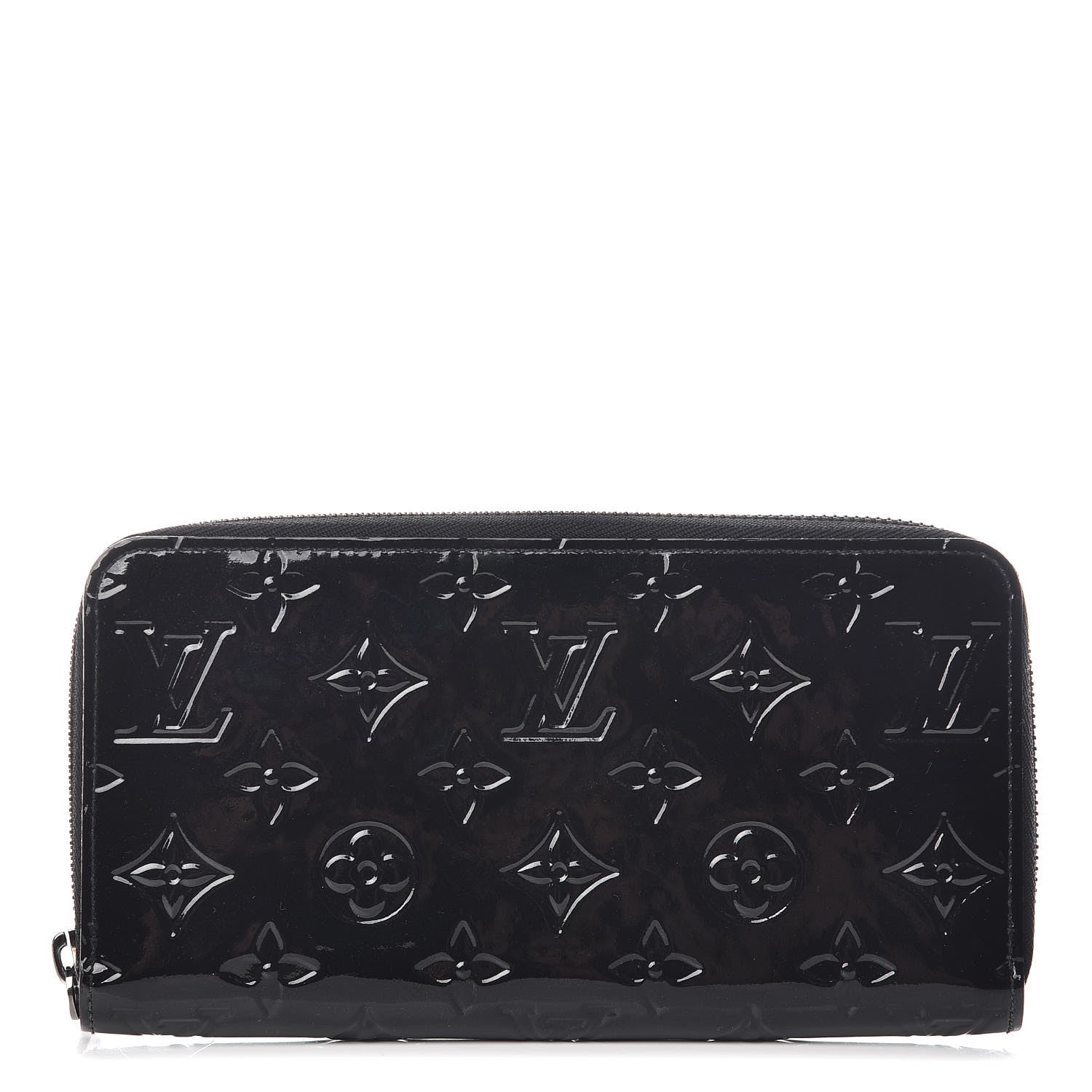 Louis Vuitton Vernis Zippy Wallet Noir Magnetique 1 of 11