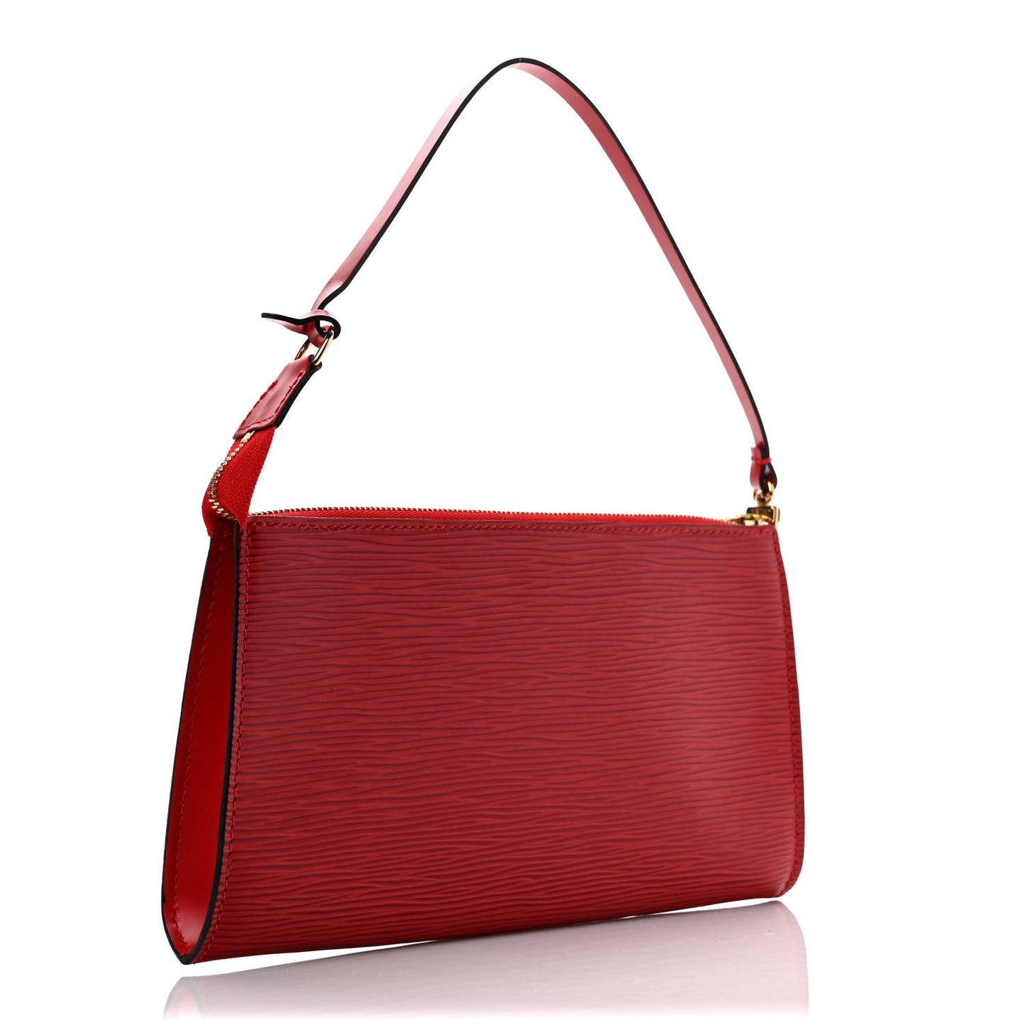 Epi Pochette Accessories 24 Castillan Red