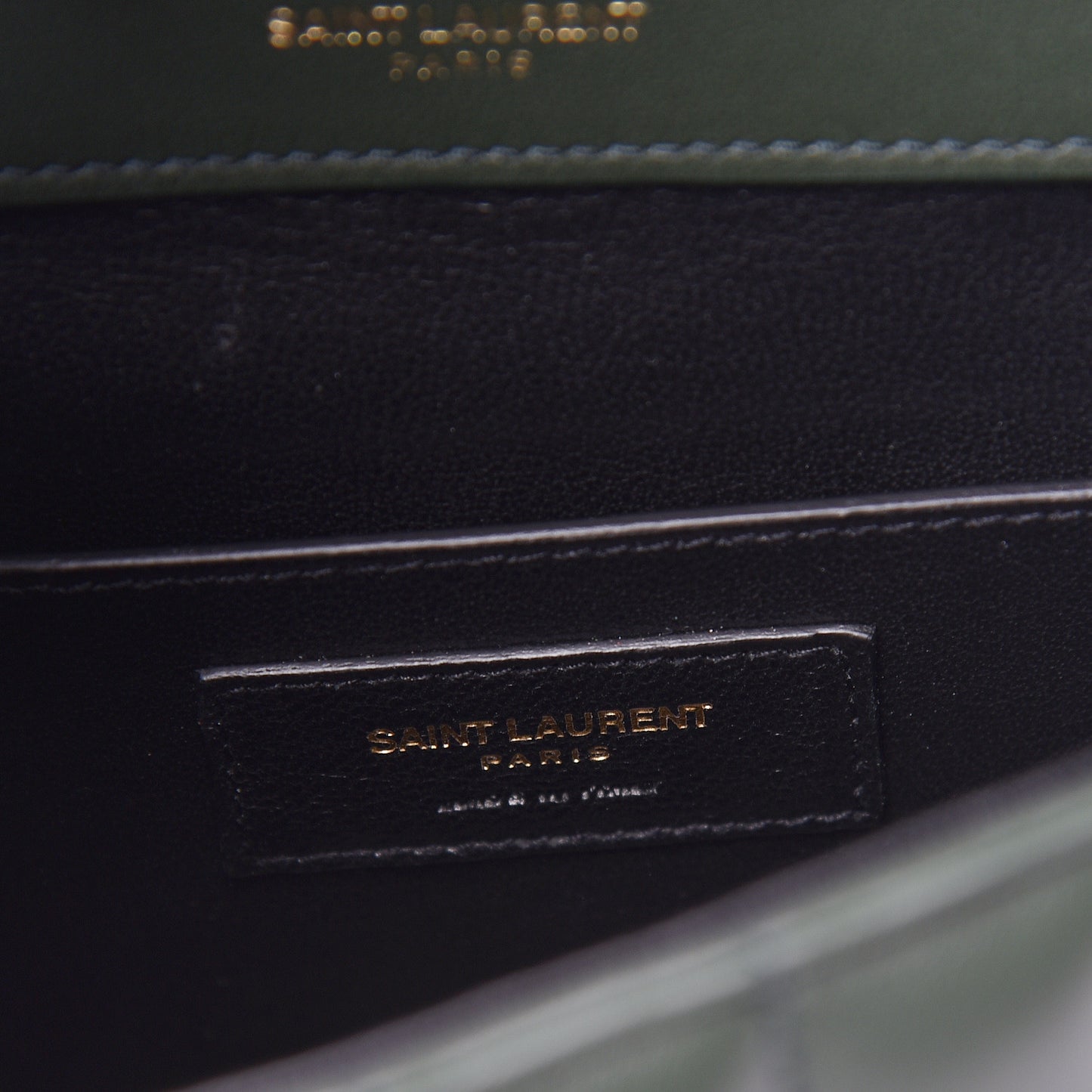 Lambskin Matelasse Monogram Medium Vicky Chain Bag Algae