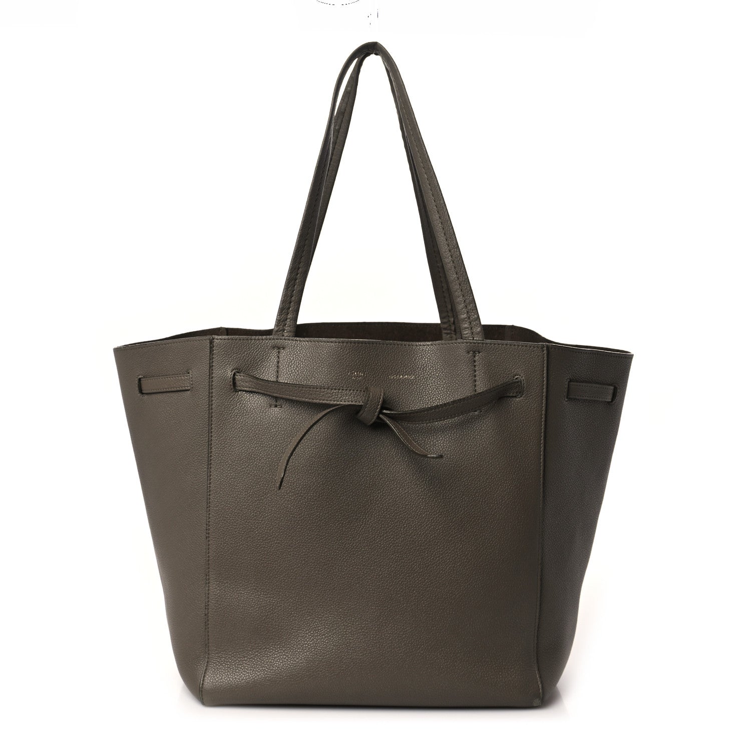 Celine Soft Grained Calfskin Medium Belt Cabas Phantom Taupe 1 of 12
